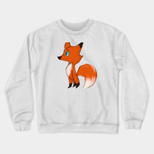 Cute Fox Drawing Crewneck Sweatshirt